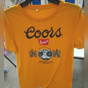 Coors Banquet Golden Yellow Graphic Tee